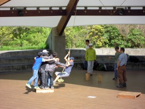 小さな島に乗った人数分点数がもらえます