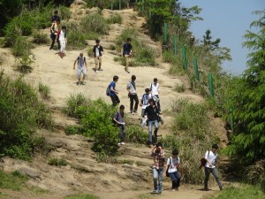 大平山の山頂付近です。