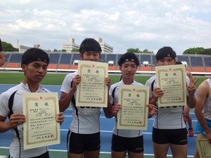 4×100リレー表彰