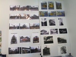 鉄道研究部OBの方の貴重な写真も展示