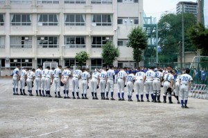 試合終了後の礼