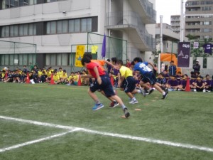 2.100m走、みんな負けたくありません