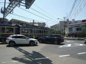 江ノ島駅・腰越駅間の併用軌道