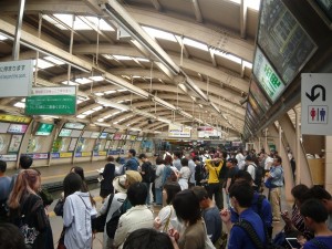藤沢駅の混雑
