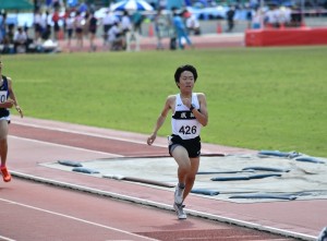 共通800ｍ　篠田有真君（中２）