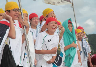 1925年（大正14）から始まった臨海学校は、現在、中学１年生を対象に千葉県南房総市岩井海岸において３泊４日で実施しています。