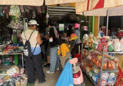 お店の中に、入っていて、話を聞いてみます。