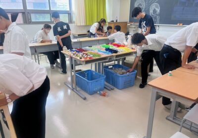 バドミントン部：アクセサリー作り