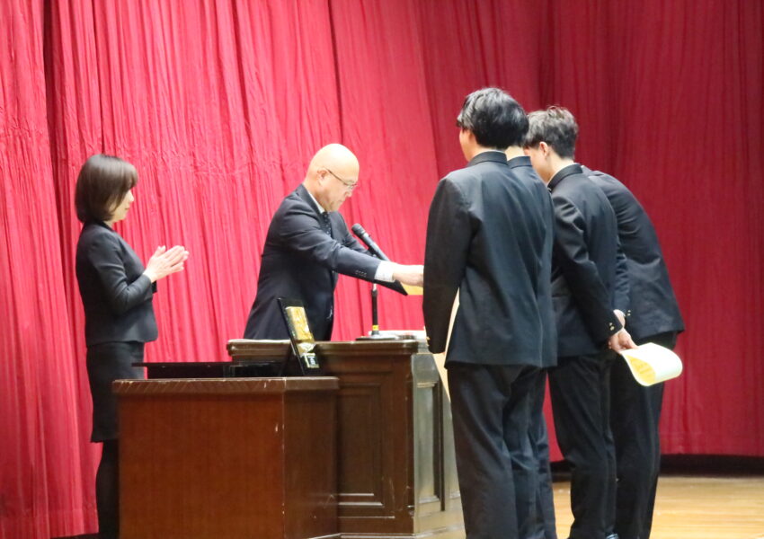 表彰の様子