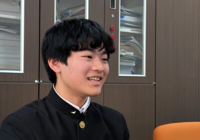 活動を語る田口くん