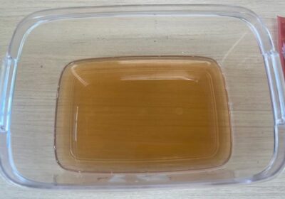 基本の塩分18％、梅の塩漬け。一週間で白梅酢があがりました。