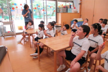 年長組　歯科健康教育