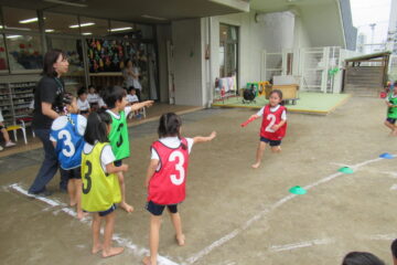 運動会　予行練習