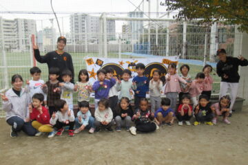 野球体験　年中・年長組